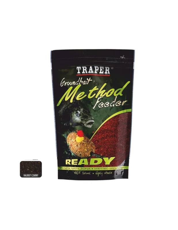 Kup online Zanęta Traper Method Feeder Ready Halibut Black 750g