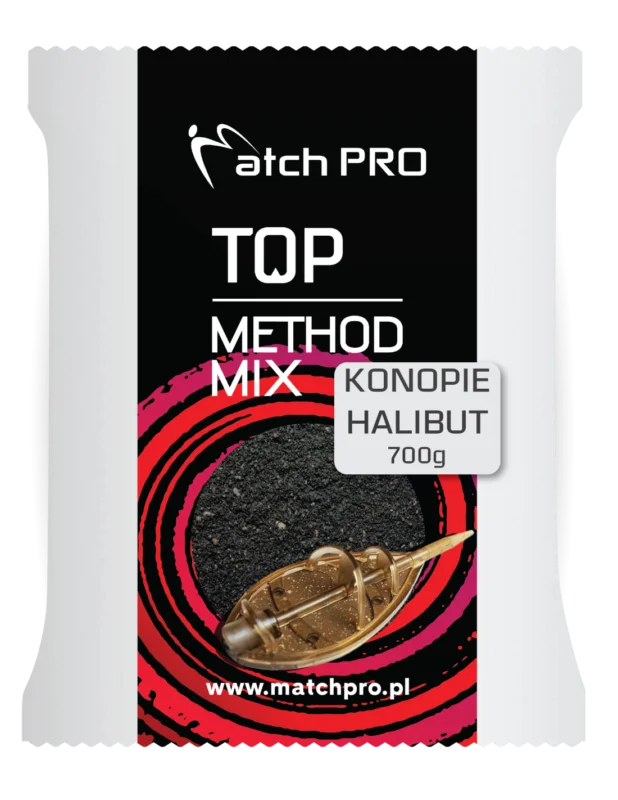 Zanęta MATCHPRO Black Halibut Konopie 700g Tani