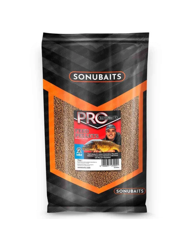 Pellet Sonubaits Pro Feed Pellets 2mm 1kg Szybka wysyłka