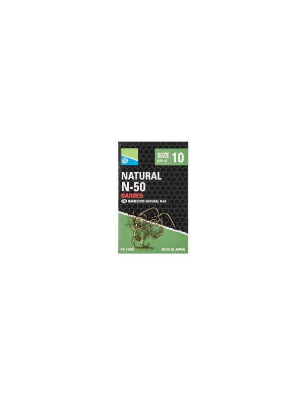 Haczyki Preston Natural N-50 18 Nie przegap