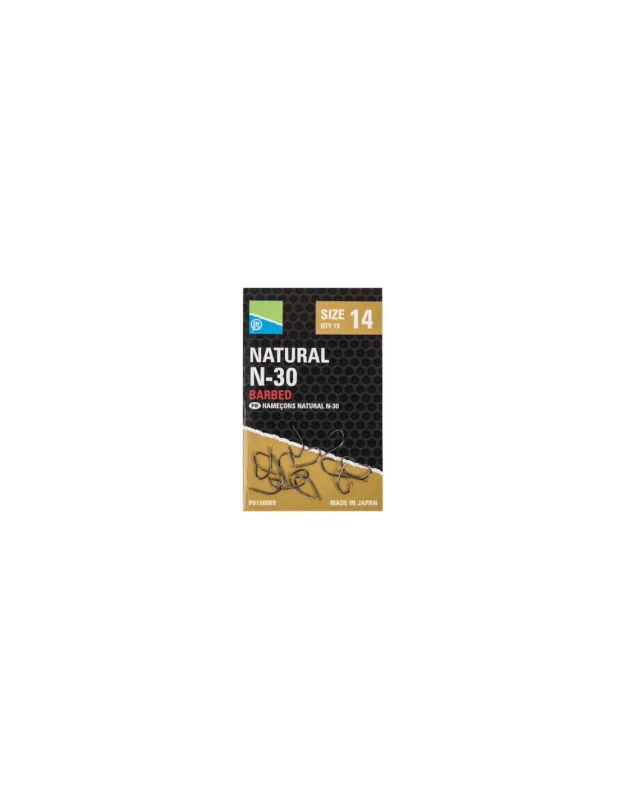 Cena promocyjna Haczyki Preston Natural N-30 10