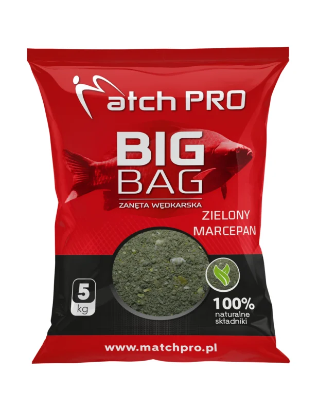 Zanęta MATCHPRO Big Bag Marcepan Zielony 5kg Super okazja