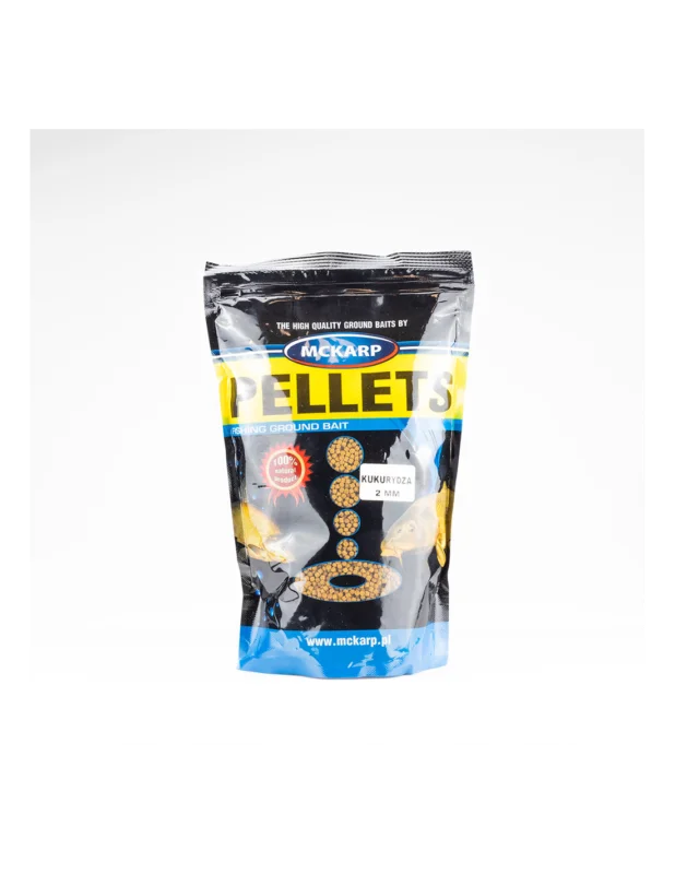 Łatwy zwrot Pellet MCKarp Kukurydza 2mm 500g