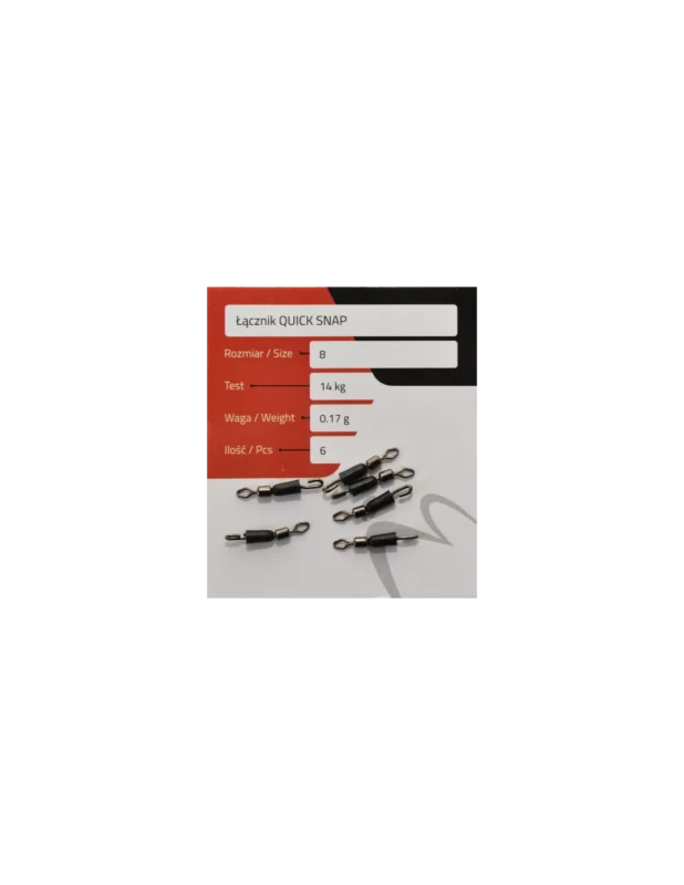 Bezpieczne zakupy Łącznik MATCHPRO Quick Snap Nr.10/9kg 6szt