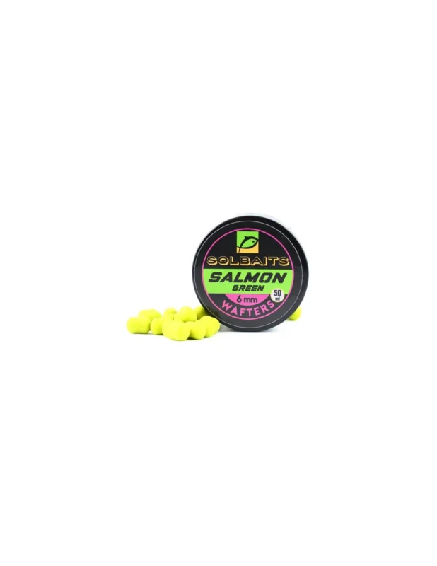 Niska cena Solbaits Wafters Salmon 6mm -Green