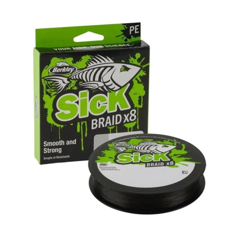 Plecionka Berkley Sick Braid 0,19mm / 300m Black Szybka dostawa