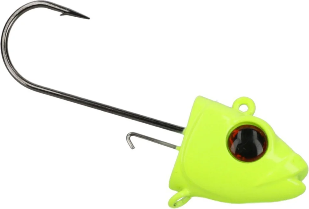 Do wyczerpania zapasów Główka Jigowa Mikado Jaws Vertical #5/0 45g Fluo