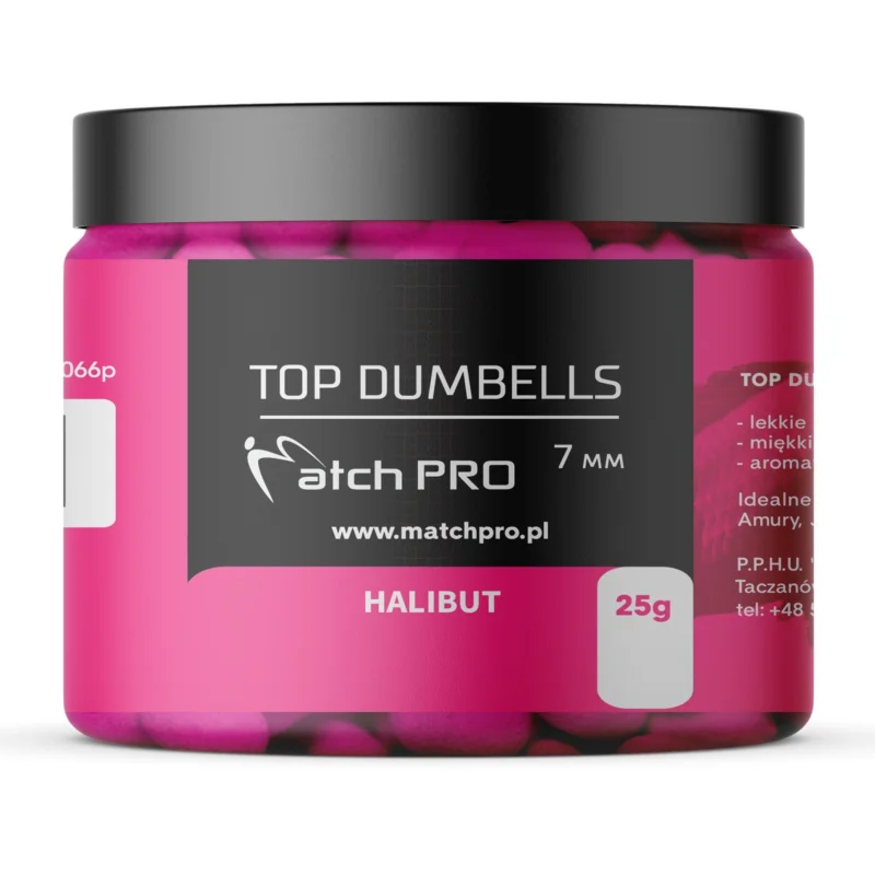 Matchpro Top Dumbells 7mm Halibut 25g Ekspresowa dostawa