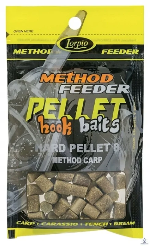 Pellet Haczykowy Lorpio METHOD CARP 8mm / 25g Bezpieczna płatność