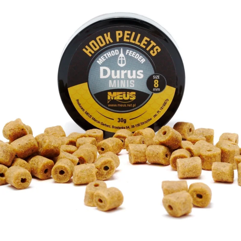 Meus Hook Pellets Durus 8mm MINIS Czosnek 30g Promocja