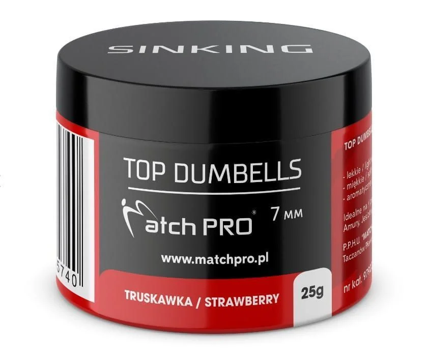 Dumbells MatchPro Top 7mm / 25g - Strawberry Do wyczerpania zapasów