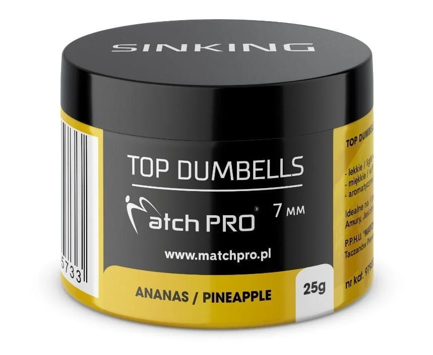 Dumbells MatchPro Top 7mm / 25g - Pineapple Darmowy zwrot