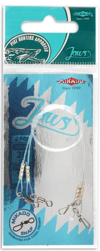 Przypon Fluorocarbonowy - JAWS M 35cm/12kg - op.2szt. Tylko dziś