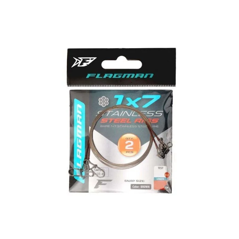 Przypony Flagman Wire Leader X19 - 20cm / 5kg Zniżka