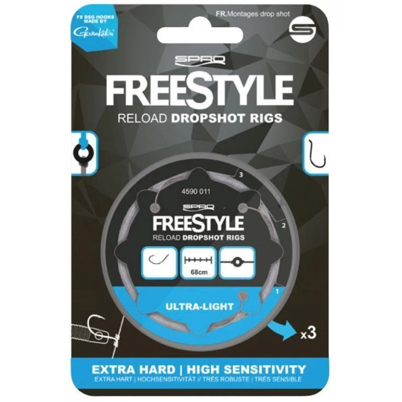 Przypon Spro Freestyle Reload Dropshot Rig 0,22mm/68 cm #8 Bezpieczne zakupy