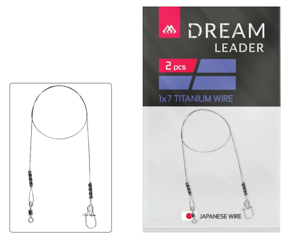 Przypon Tytanowy Mikado Dream Leader Titanium 1x7 25cm 13.5kg Do wyczerpania zapasów