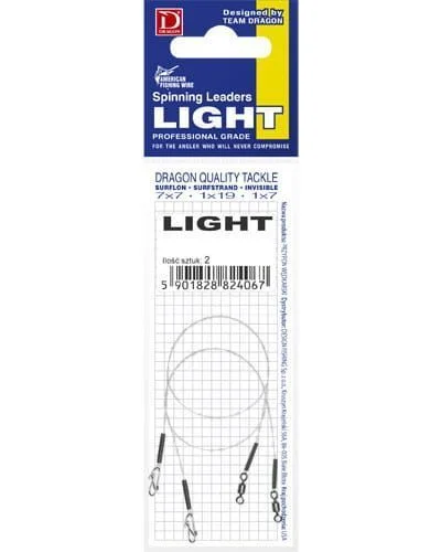 Ostatnia szansa Przypon Dragon 1x7 Surfstrand 7kg LIGHT 20cm