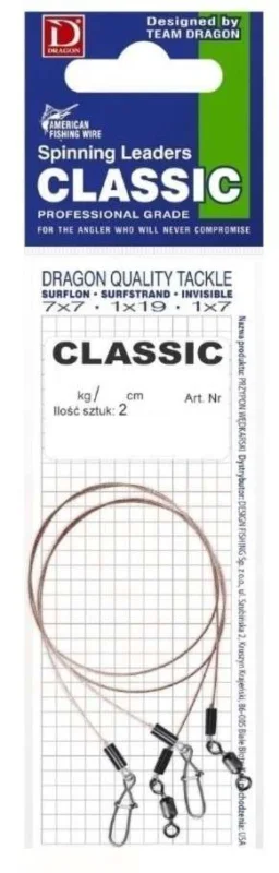 Przypon Dragon American Fishing Wire 1 x 7 Surfstrand 7kg Classic 15cm Taniej