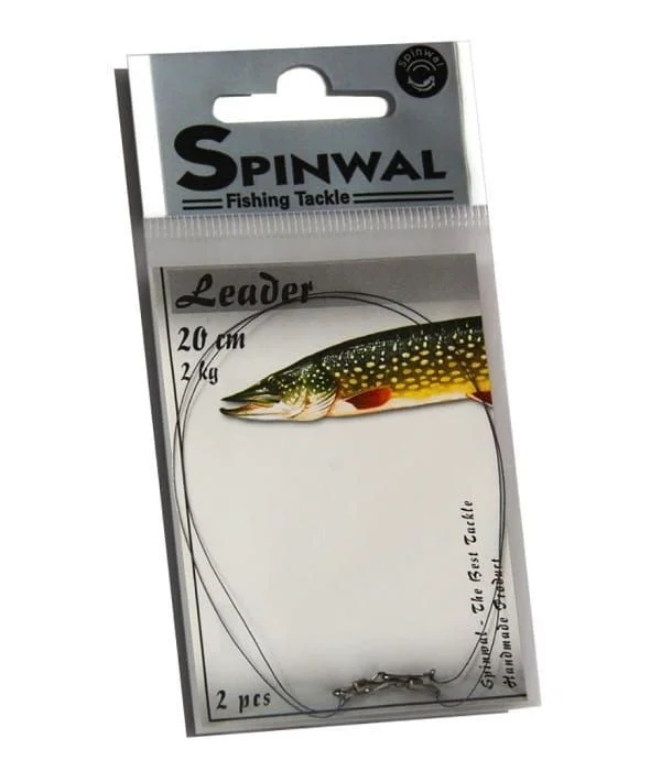 Tani Przypon Spinwal Wolframowy 20cm 2kg do Paprocha 2 szt.