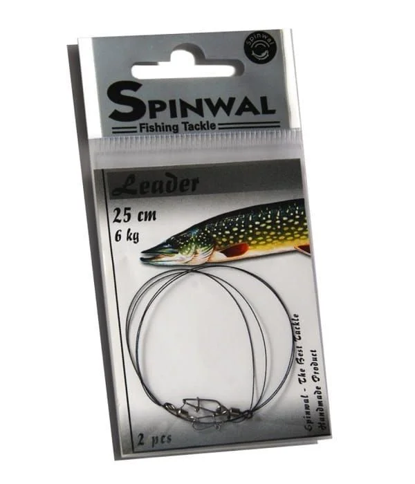 Wybór klientów Przypon Spinwal Wolframowy 25cm 6kg 2 szt.