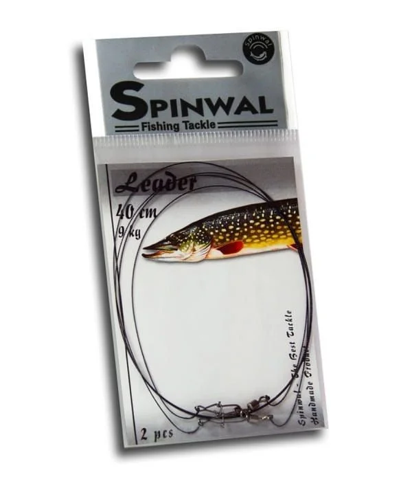 Przypon Spinwal Wolframowy 40cm 9kg 2 szt. Wyprzedaż