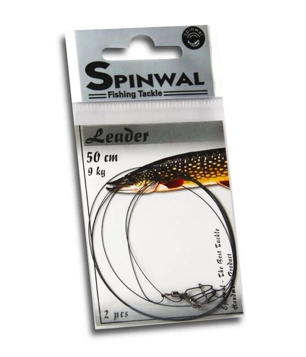 Ostatnia szansa Przypon Spinwal Wolframowy 50cm 9kg 2 szt.
