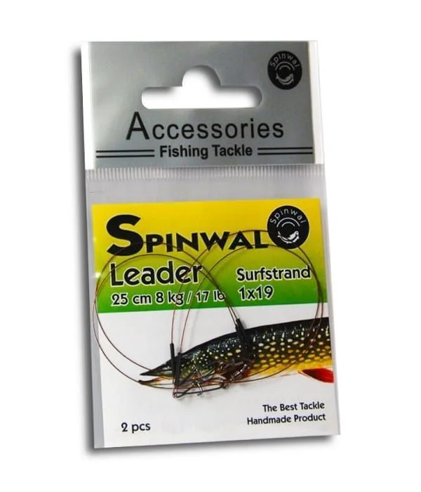 Przypon Spinwal Stalowy 25cm 8kg 2 szt. Rabat