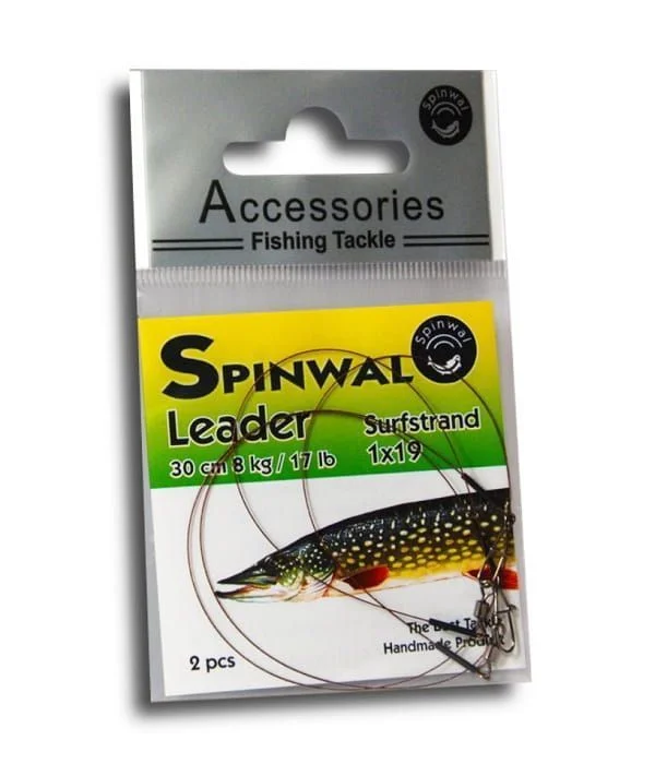Kup teraz Przypon Spinwal Stalowy 30cm 8kg 2 szt.