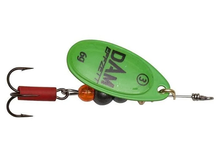 Obrotówka DAM Effzett FLUO SPINNER #3 6G SINKING GREEN Wybór klientów