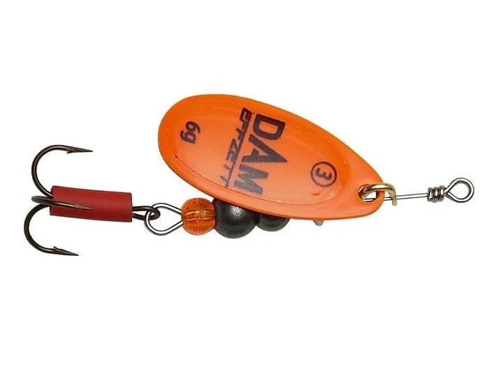 Ostatnie sztuki Obrotówka DAM Effzett FLUO SPINNER #4 10G SINKING ORANGE