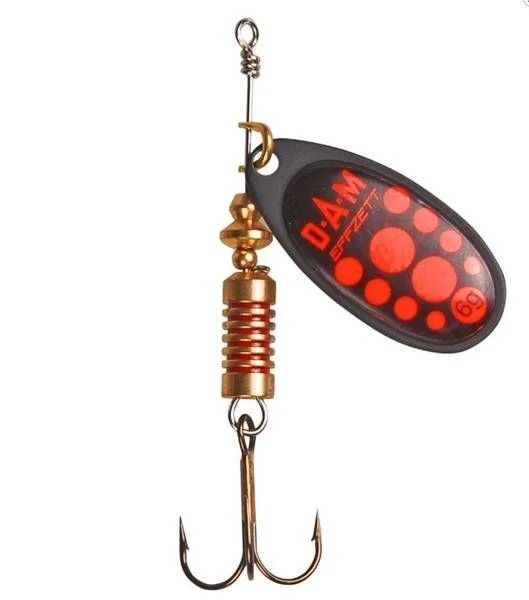 Bezpieczne zakupy Obrotówka DAM Effzett Standard Spinner Black Red #3 / 6g