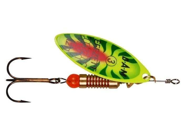 Zniżka Obrotówka DAM Effzett PREDATOR SPINNER #0 / 3g FIRESHARK