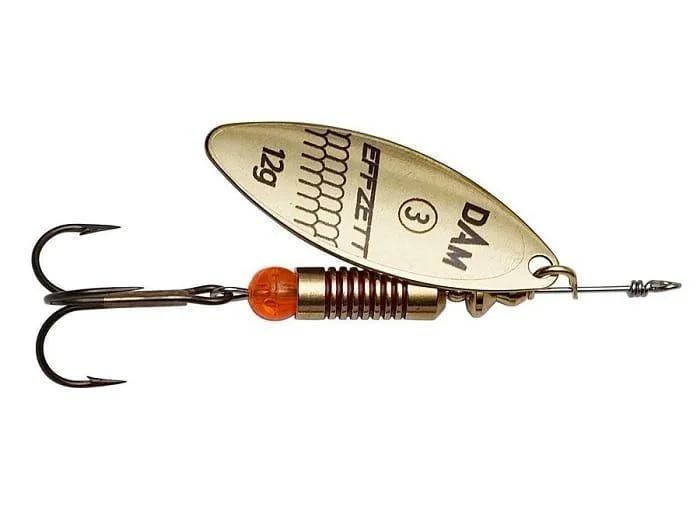 Kup teraz Dam Effzett Obrotówka PREDATOR SPINNER #1 4g SINKING GOLD