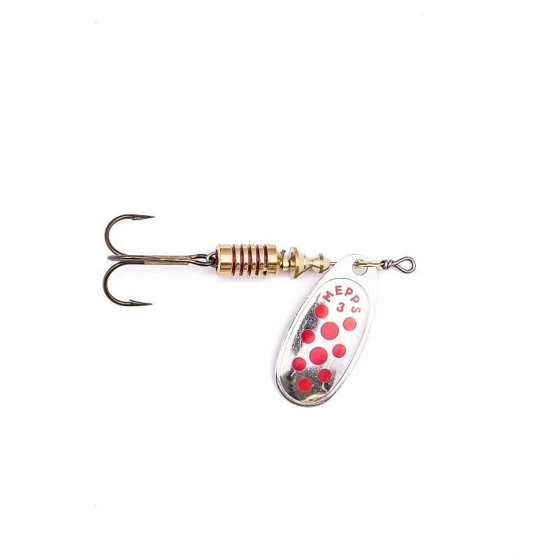 Mepps COMET DECORE srebrny / czerwone kropki 2/4,5g Hit sprzedaży