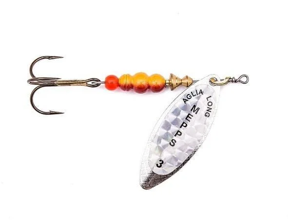 Mepps AGLIA LONG RAINBO srebrna_silver 1/4,5g Tylko do końca tygodnia