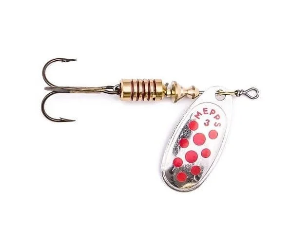Mepps COMET DECORE srebrny/czerwone kropki 4/8g Nowy