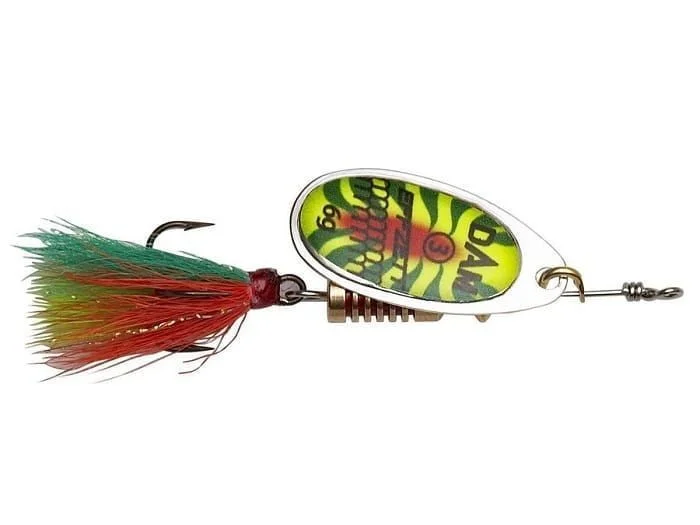 Nowy Obrotówka DAM Effzett Standard Dressed Spinner 4g #2 Fire Shark