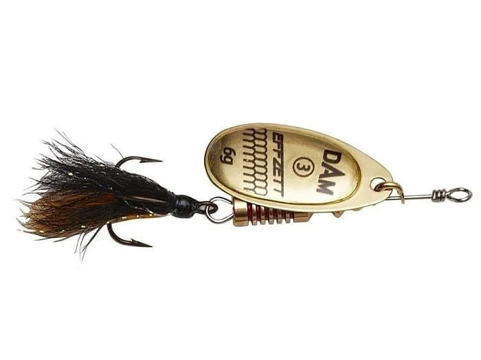 Obrotówka DAM Effzett Standard Dressed Spinner 3g #1 Gold Sprawdź teraz