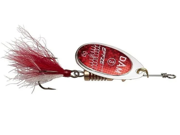 Obrotówka DAM Effzett Standard Dressed Spinner 6g #3 Reflex Red Nowość