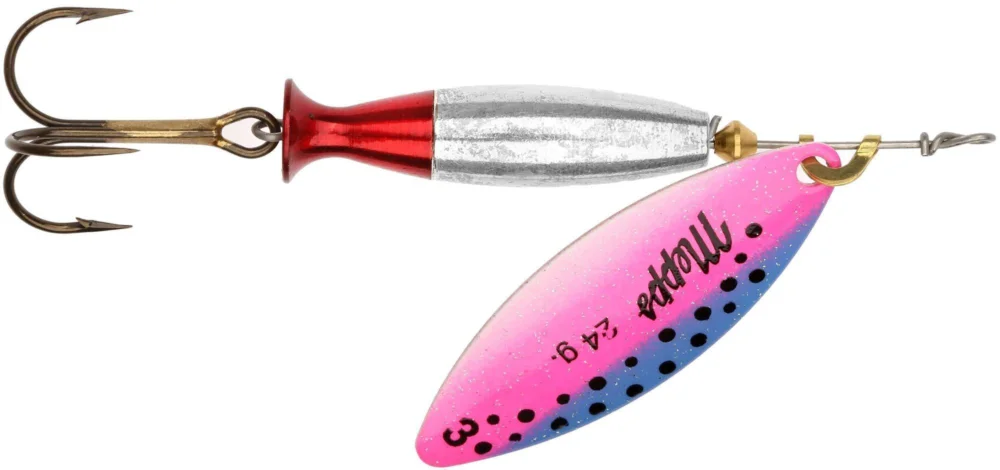 Rabat Obrotówka Mepps Aglia Long Heavy Błystka Nr 3 Kolor Rainbow Trout Waga 24g