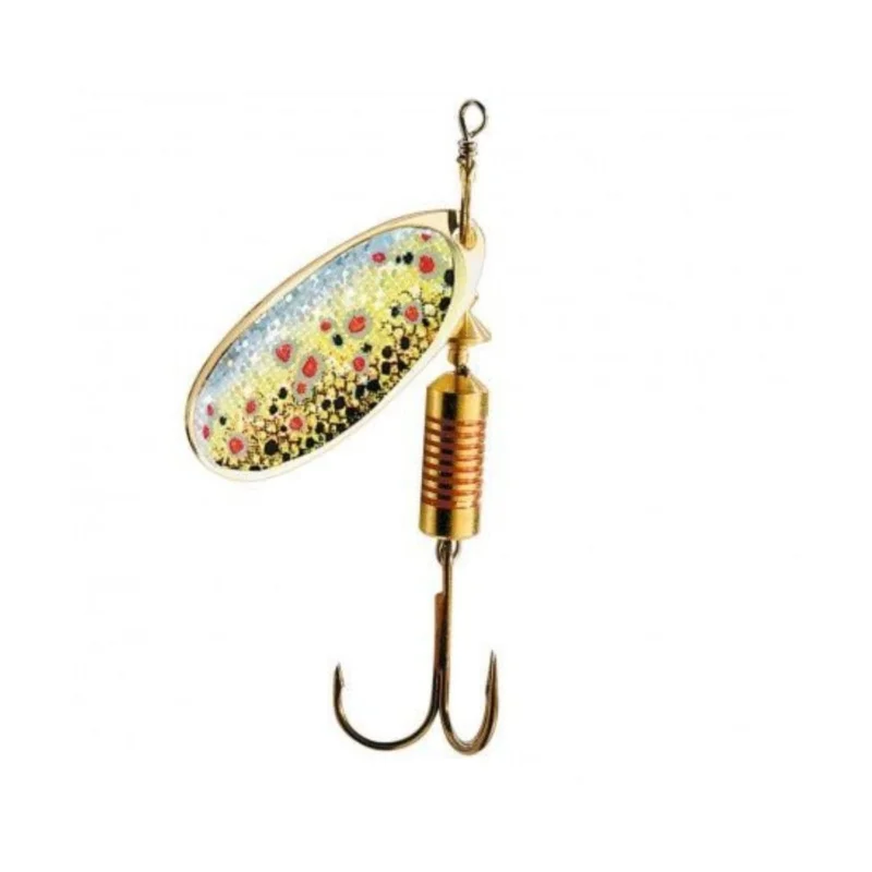 Tylko do końca tygodnia Obrotówka DAM EFFZETT NATURE 3D SPINNER 10g NR 4 Brown Trout