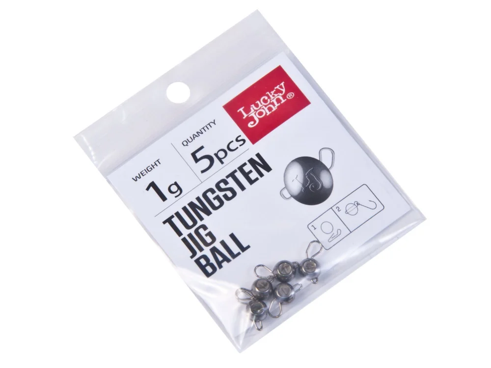 Wyjątkowa oferta Czeburaszka Wolfram Lucky John TUNGSTEN JIG BALL 1g