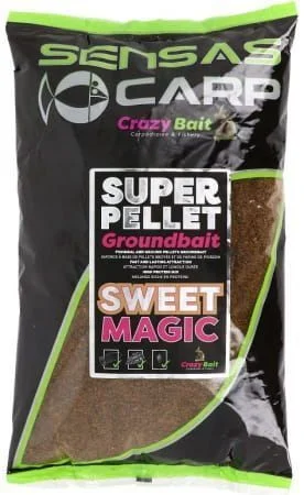 Do wyczerpania zapasów Sensas SUPER PELLET GROUNDBAIT SWEET MAGIC 1KG