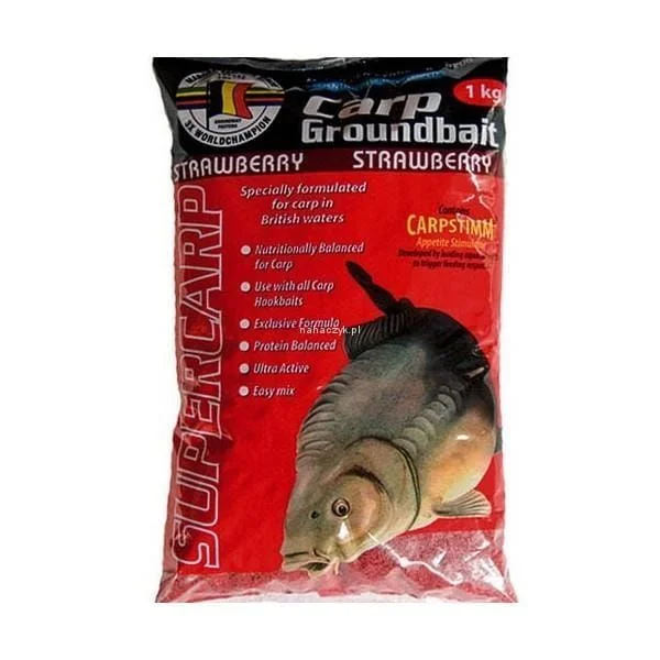 Zanęta MVDE Supercarp Strawberry 1kg Łatwy zwrot