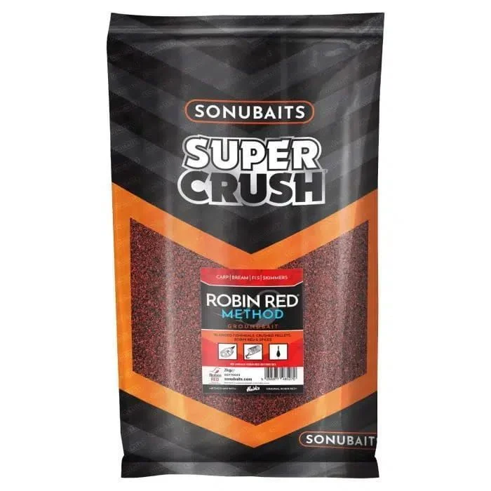 Sonubaits Zanęta SUPERCRUSH ROBIN RED METHOD 2kg Szybka dostawa