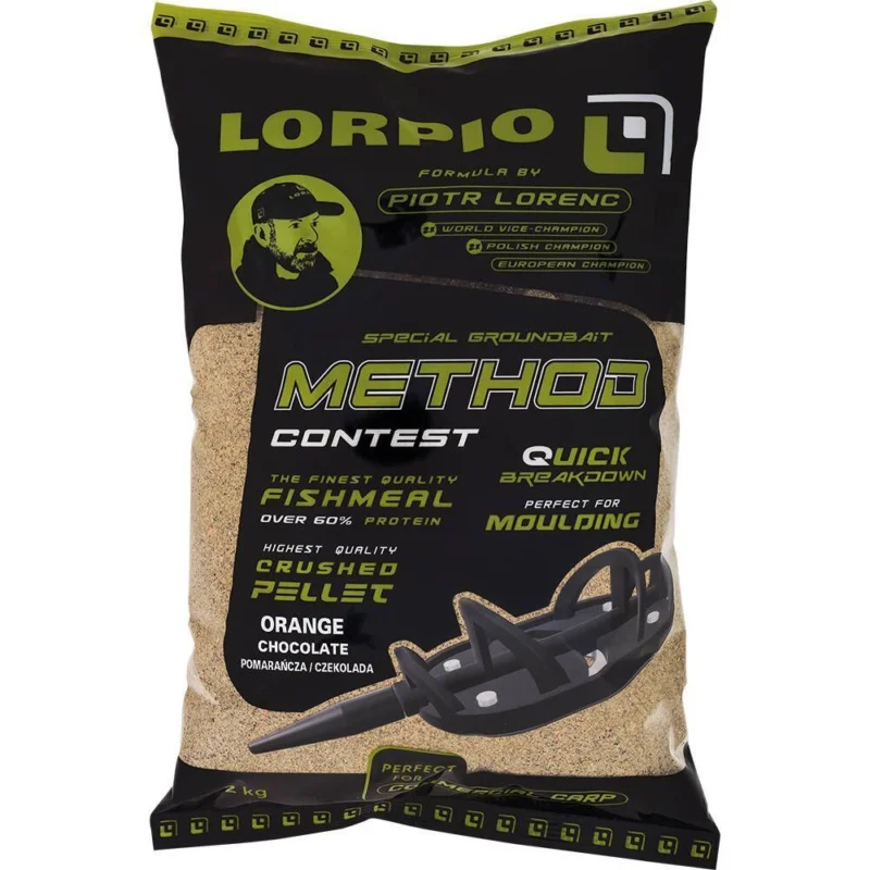 Oferta czasowa Zanęta Lorpio Method Contest Orange & Chocolate 2kg