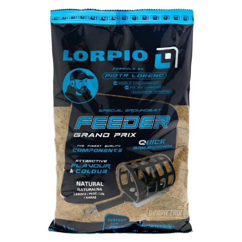 Zanęta Lorpio Feeder Grand Prix 1kg - Natural Ograniczona ilość