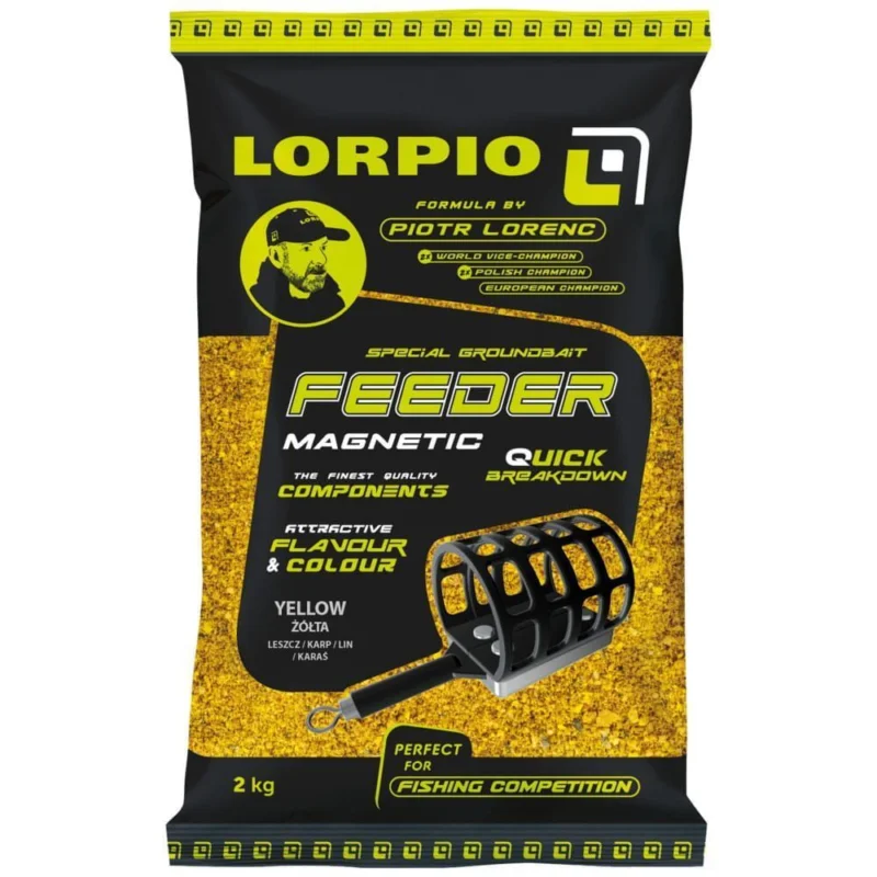 Ostatnie sztuki MPU LORPIO FEEDER MAGNETIC YELLOW 2000g