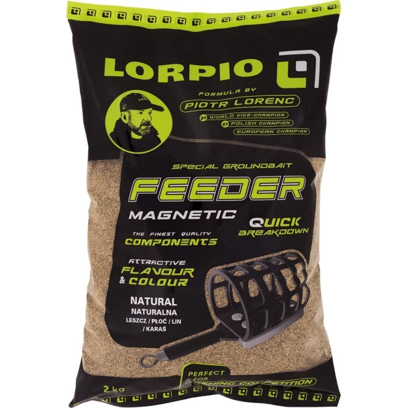 Oferta czasowa Zanęta Lorpio Feeder Magnetic 2kg - Natural