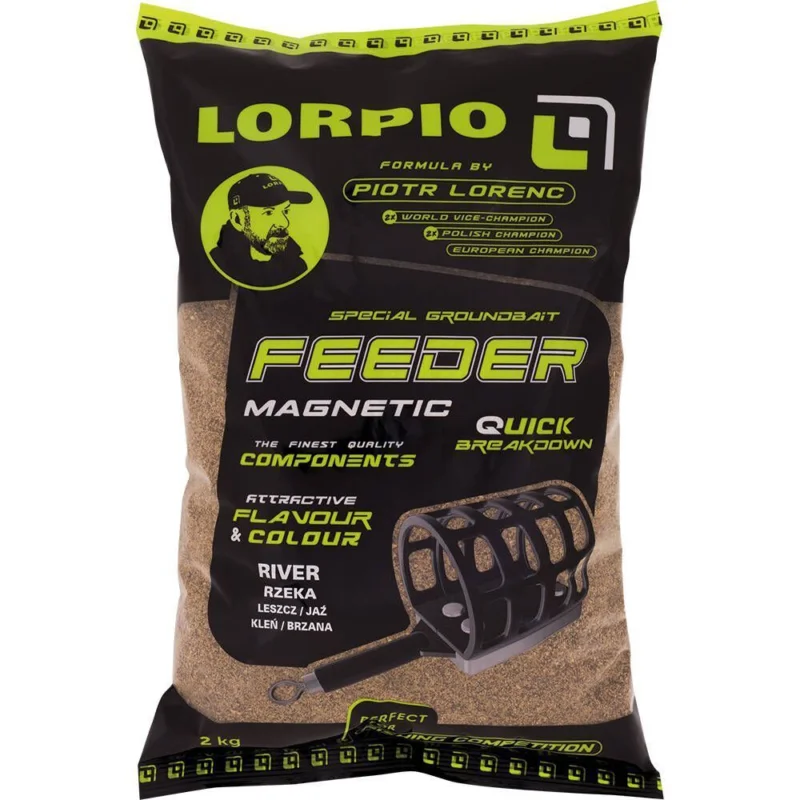 Zanęta Lorpio Feeder Magnetic 2kg - River Super okazja